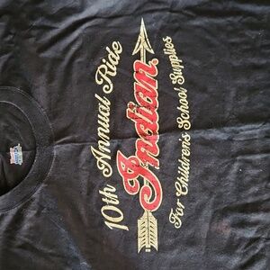 2012 10th Annual Indian Ride for Children's School Supplies T-Shirt - 2XL